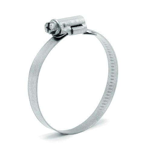 Galvanised steel hose clamp - ASFA L9 series - MIKALOR - worm-drive / band