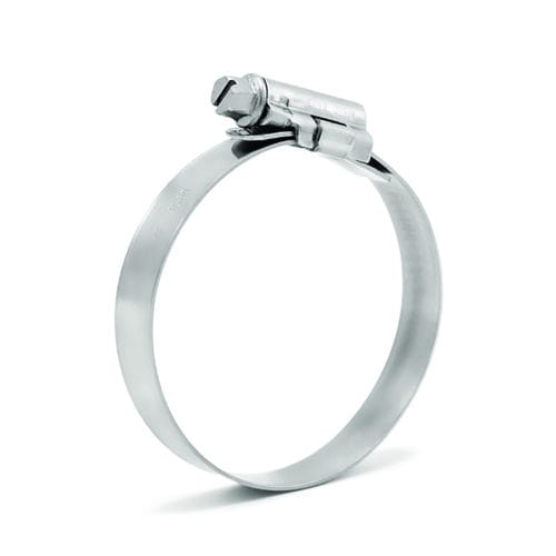 Stainless steel hose clamp - ASFA  - MIKALOR - screw / band / high-torque
