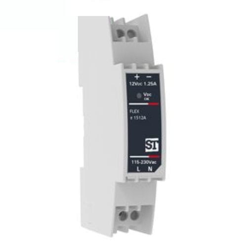 DIN rail power supply - Flex-e 15xxA - Sifam Tinsley - AC/AC / single-phase / compact