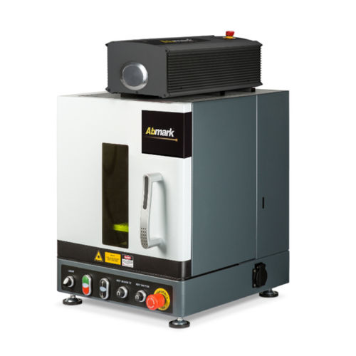 Laser marking workstation - Abmark - metal / plastic / for aluminum