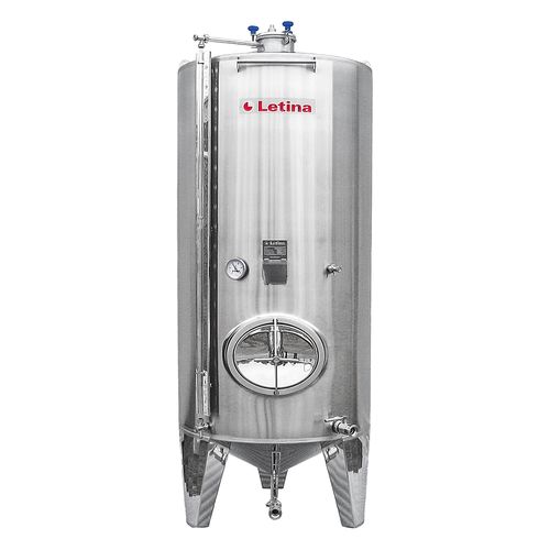 Olive oil vessel - ZU series - Letina - storage / stainless steel / cylindrical