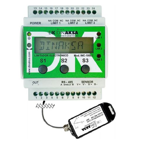 Omnidirectional inclinometer - INC-E725 - DINAKSA PESAJE - RS-485 / voltage output / 4-20 mA