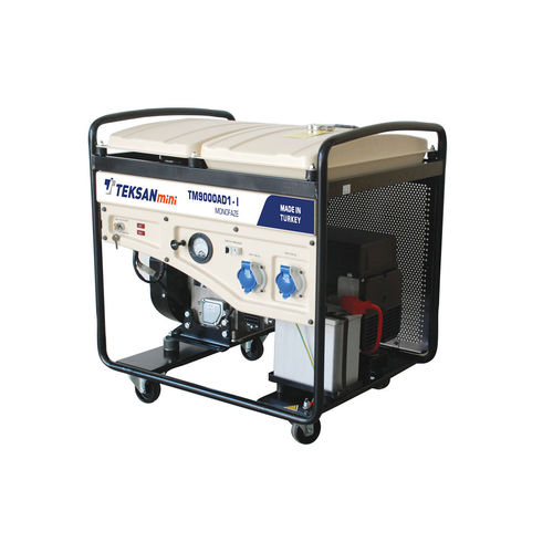 Diesel generator set - TM9000AD1-M - Teksan - three-phase / portable / on casters