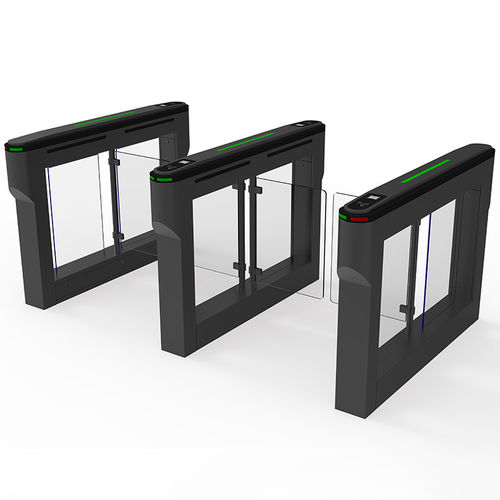 Swing turnstile - MT340 - Mairs Intelligent Technology Co.,Ltd - half-height / automatic / with badge reader