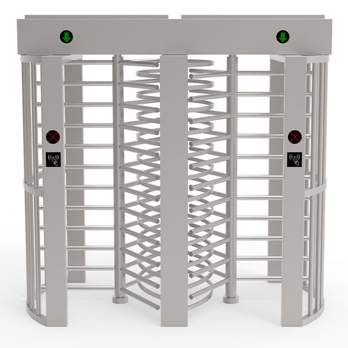 Full-height turnstile - MT402-3 - Mairs Intelligent Technology Co.,Ltd - for heavy traffic / automatic / with badge reader