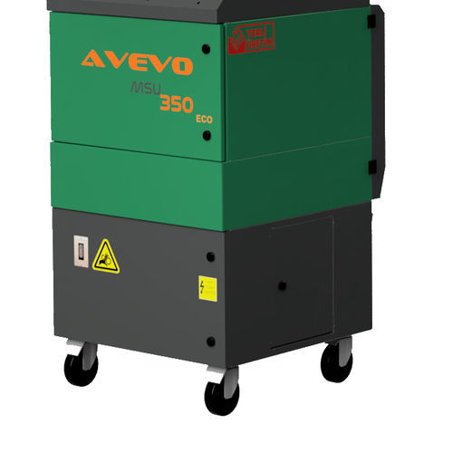 Mobile fume extractor - MSU 350 eco - Kristal - welding / cartridge / automatic