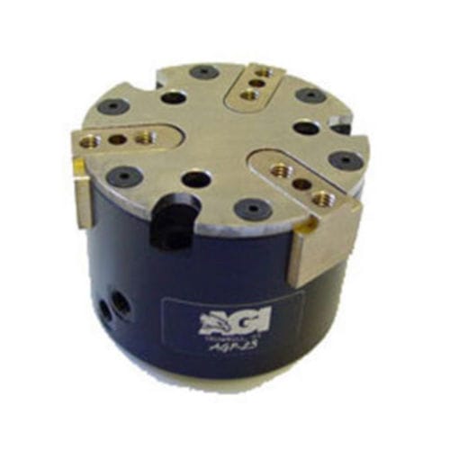 Pneumatic gripper - AGP-23 - AGI Automation Components - parallel / 3-jaw / double-acting