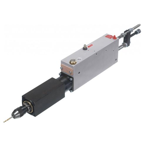 Pneumatic drilling unit - Be(f)P 22 series - E2 Systems - hydraulic / single-spindle / high-precision
