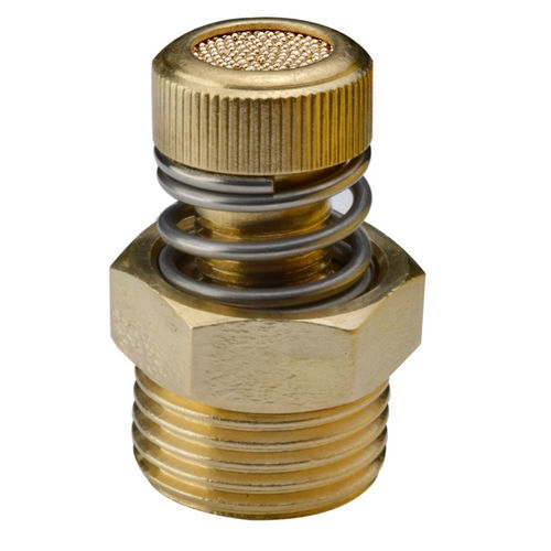 Flow-control silencer - SBR series - Sinterfiltri srl - valves / control / bronze