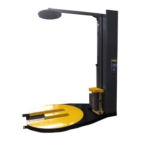 Turntable wrapping machine - T1650FM - Qingdao Ausense Packing Equipment Co., Ltd. - semi-automatic / pallet / stretch film