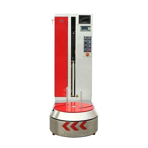 Airport luggage wrapping machine - LP600F-L - Qingdao Ausense Packing Equipment Co., Ltd. - turntable / automatic / film