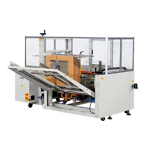 Automatic case erector - YPK-4012 - Qingdao Ausense Packing Equipment Co., Ltd. - adhesive tape