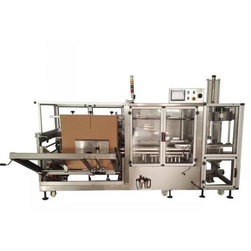 Automatic cardboard box/case erector - SDW-K20TK - Qingdao Ausense Packing Equipment Co., Ltd. - adhesive tape