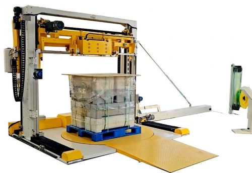 Automatic strapping machine - MH-105C-Y - Qingdao Ausense Packing Equipment Co., Ltd. - pallet / packaging machine / for plastic straps