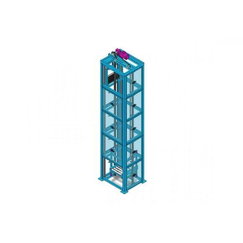 Electric elevator - Qingdao Ausense Packing Equipment Co., Ltd. - platform / column