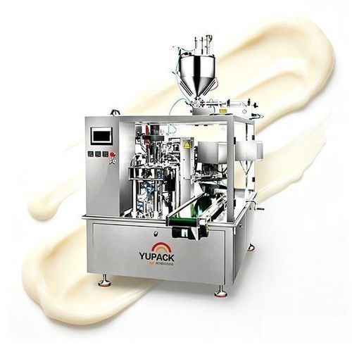 Fully-automatic filling machine - Qingdao Ausense Packing Equipment Co., Ltd. - pouch / for high-viscosity liquids / sauce