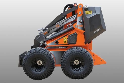 Mini skid steer loader - SSQ 15D - Worky Quad - Cast Group