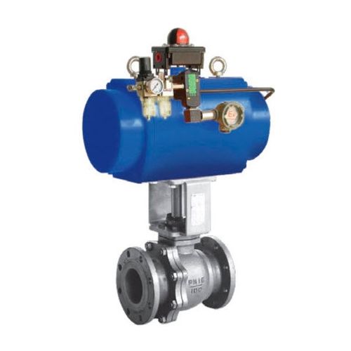 Floating ball valve - F4  - Wuxi Smart Auto-control Engineering Co., Ltd. - electrically-actuated / for control / for acids