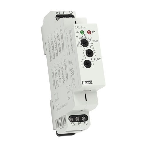 Electronic time relay - CRM-91H - ELKO - multi-function / DIN rail mounted