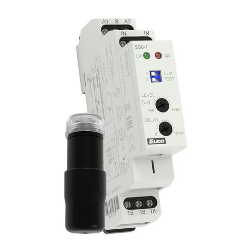 DIN rail twilight switch - SOU-1 - ELKO
