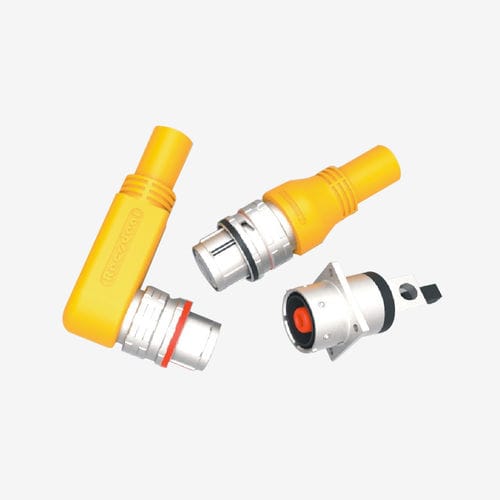 Metal connector - RQAII  - Suzhou Recodeal Interconnection System - electrical power supply / push-pull / locking