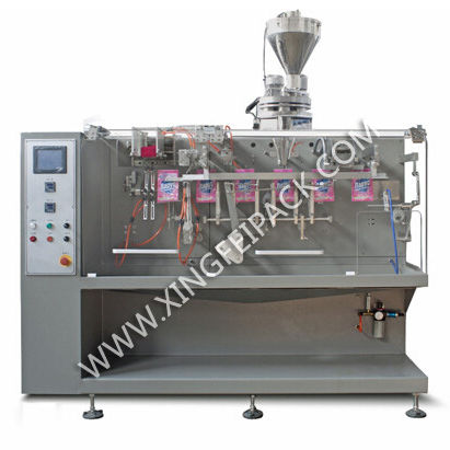 Automatic packing machine - XFSG-180 - Shanghai Xingfei Packaging Machinery Co., Ltd. - horizontal / liquids / granular