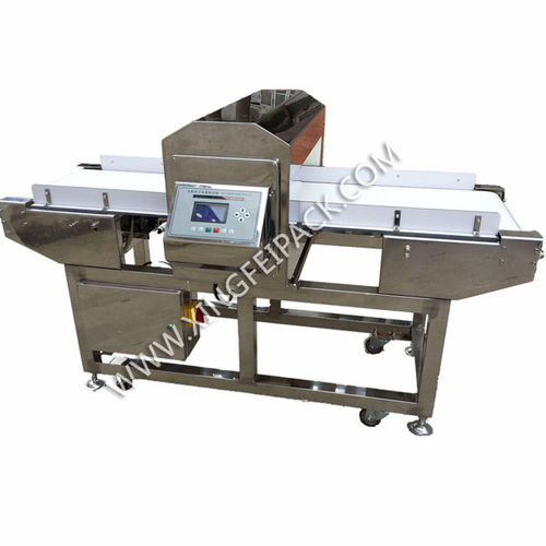 Tunnel type metal detector - XF-JT - Shanghai Xingfei Packaging Machinery Co., Ltd. - with conveyor / for the food industry