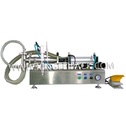 Semi-automatic filling machine - XF-BL series - Shanghai Xingfei Packaging Machinery Co., Ltd. - liquids / pneumatic