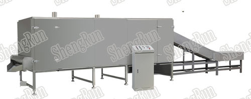 Continuous dryer - KX series - Jinan Shengrun Machinery Co., Ltd. - for the food industry / compact