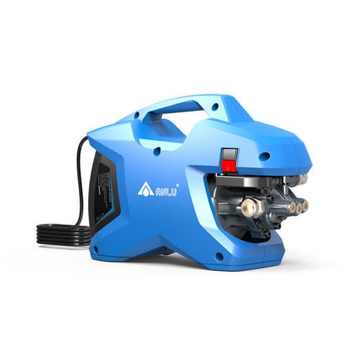 Electric high-pressure cleaner - APW-HO - Zhejiang Anlu Cleaning Machinery Co., Ltd. - mobile / aluminum