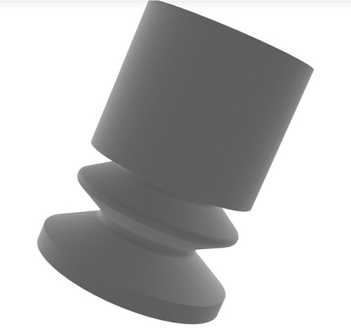 Bellows suction cup - 210.016.063.03 - Morali GmbH