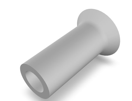 Flat suction cup - 10.020.100.02 - Morali GmbH - silicone