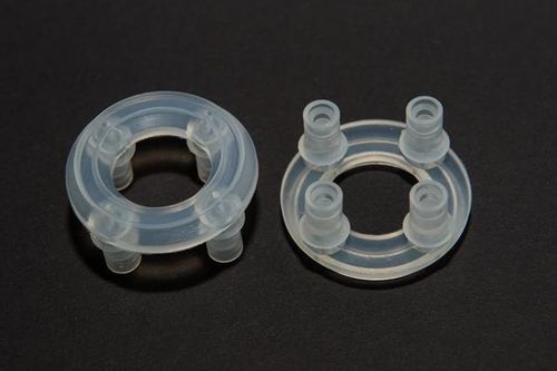 Circular suction cup - RC.032.029.02-40 - Morali GmbH - silicone / 40 shore A / for vacuum