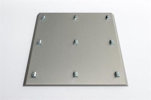 T-shaped base plate - GK.01.012 - Morali GmbH - aluminum / square / flat