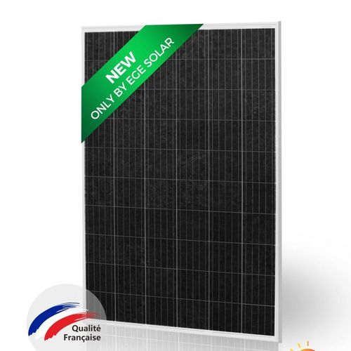 Polycrystalline silicon PV solar module - EOS 5BB  - Eco Green Energy - ISO / IEC / black