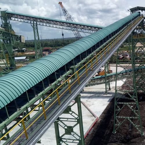 Belt conveyor - AE-CV - A.E. ENGINEERS - roller / horizontal / inclined