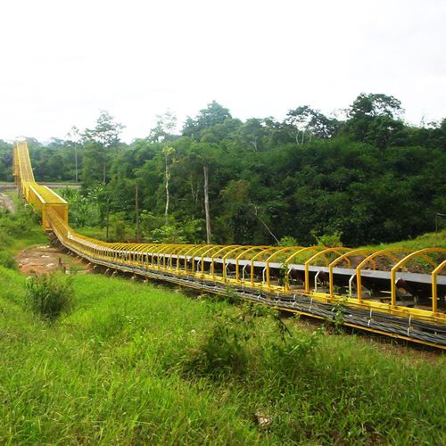 Belt conveyor - AE-CV-OVERLAND - A.E. ENGINEERS - roller / horizontal / inclined