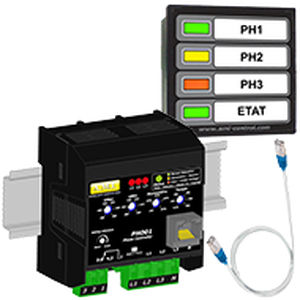 Modular monitoring relay - PH001 & PAN45-01-00 - AMI - under-voltage / over-voltage / phase sequence