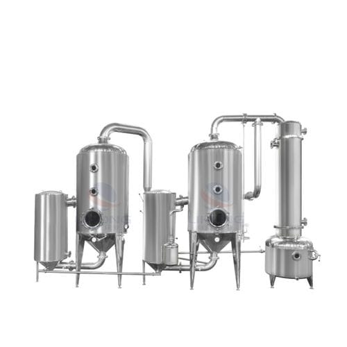 Dual-effect concentrator - SJN series - Wenzhou Lihong Machinery TECHNOLOGY Co., LTD - for the food industry / for the pharmaceutical industry