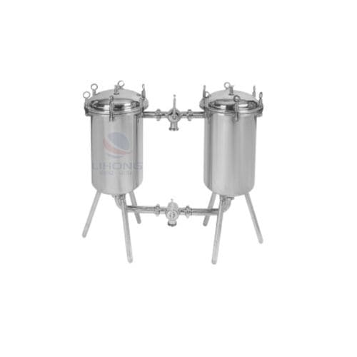 Liquid filter - Wenzhou Lihong Machinery TECHNOLOGY Co., LTD - for milk / double-basket / strainer