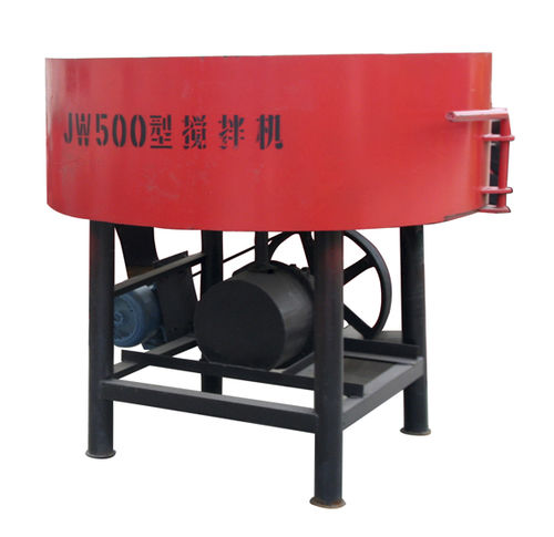 Stationary concrete mixer - JW500 - ZCJK Intelligent Machinery Wuhan Co. Ltd - single-shaft