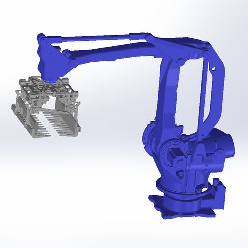 Robotic palletizer - Fishbbein - bag / articulated / compact
