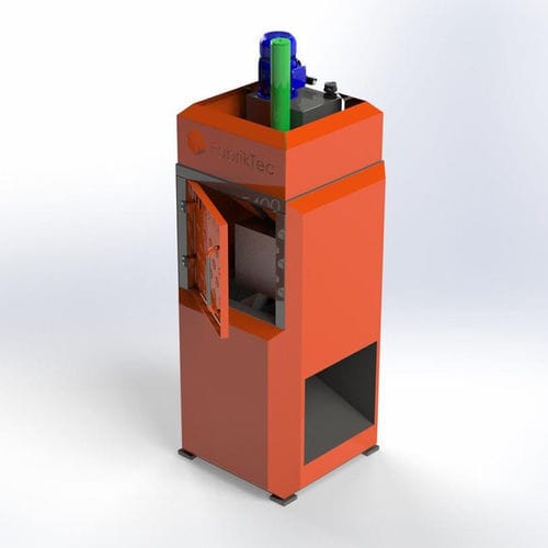 Waste baling press - FKT-09 - FabrikTec Brasil - vertical / front-loading / automatic