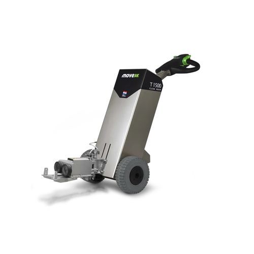 Electric tug - TT1500-T-Cleanroom - Movexx International BV - 2-wheel / walk-behind / industrial