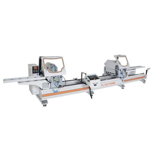 Double-head cutting machine - SÇ 4000S PLUS - PLASTMAK MACHINE - rotary blade / for aluminum / for PVC
