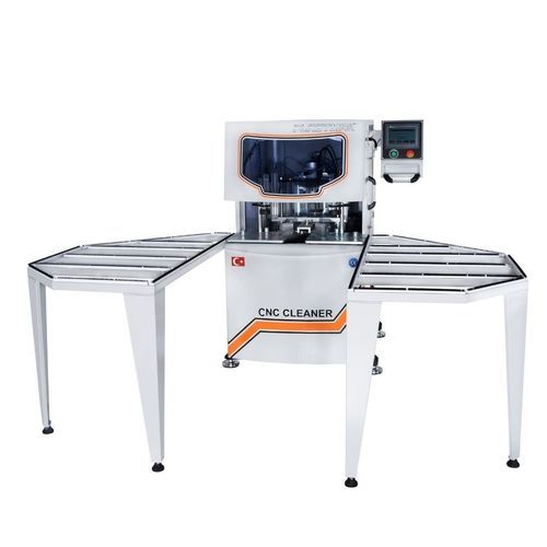 Corner cleaning machine - S.Ç6000 - PLASTMAK MACHINE - brush / semi-automatic / CNC