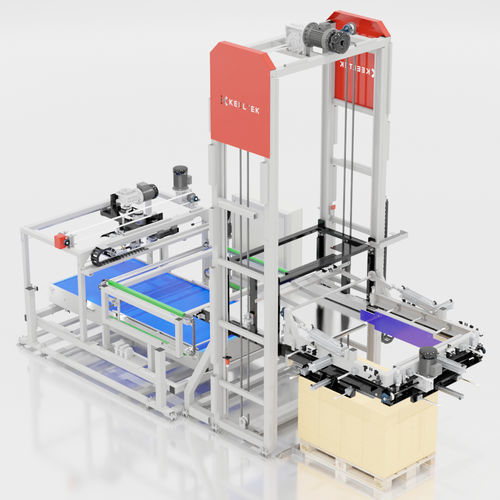 Layer by layer palletizer - PLATEPAL - Keeltek  - for the food and beverage industry / positioning / bag