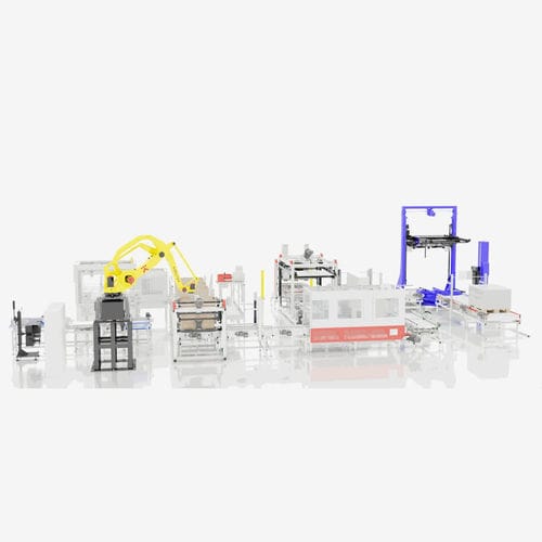 Automatic assembly line - BRIOPAL PLUS - Keeltek  - for the chemical industry / for the food and beverage industry