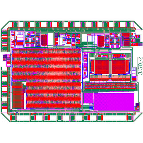 2-channel amplifying integrated circuit - AM-CVC2D - AMAC ASIC - und Mikrosensoranwendung Chemnitz GmbH - programmable