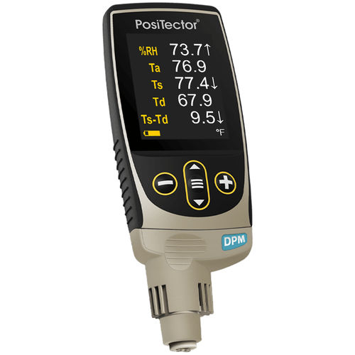 Portable dew-point meter - PosiTector® DPM series - DeFelsko Corporation - IP65 / precision / with data logger